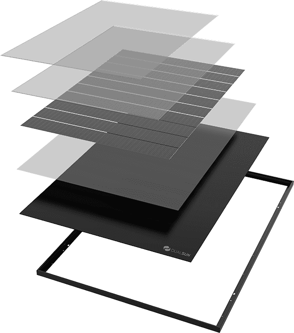 Module photovoltaïque Dual Sun Flash Shingle Black