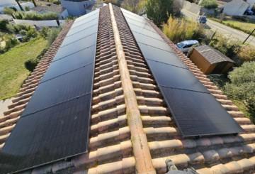 installation panneaux solaire O2TOIT chantier