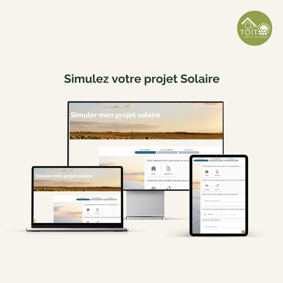 simulation panneau solaire o2toit